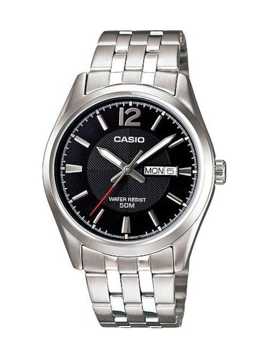 Casio Watch Battery with Silver Metal Bracelet