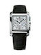 Baume & Mercier Watch Chronograph Automatic with Black Leather Strap MOA08607