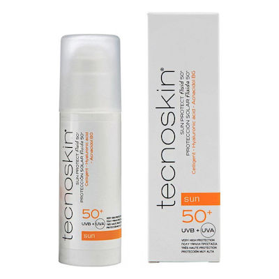 Tecnoskin Sun Protect Fluid Αντηλιακό Gel Προσώπου SPF50 50ml