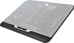 Ηongtai HZT2088 Cooling Pad for Laptop up to 17.3" with 2 Fans and Lighting Silver