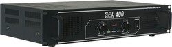 Skytec SPL 400 PA Power Amplifier 2 Channels 200W/4Ω Black