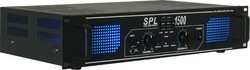Skytec SPL 1500EQ PA Power Amplifier 2 Channels 750W/4Ω Black