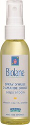 Biolane Sweet Almond Oil Spray Öl für Feuchtigkeit 75ml