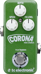 TC Electronic Corona Mini Pedals Effect Chorus Electric Guitar and Electric Bass