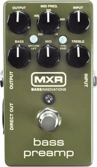 MXR Bass M81 Педал Предусилвател Електрически бас