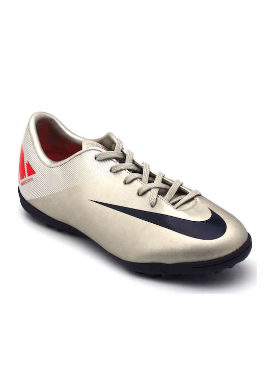 Nike Mercurial Victory TF Kids Soccer Shoes Gold