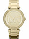 Michael Kors Parker Women's Watch with Gold Metal Bracelet