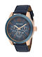 Ferrucci Uhr mit Blau Lederarmband Fc2161K.01