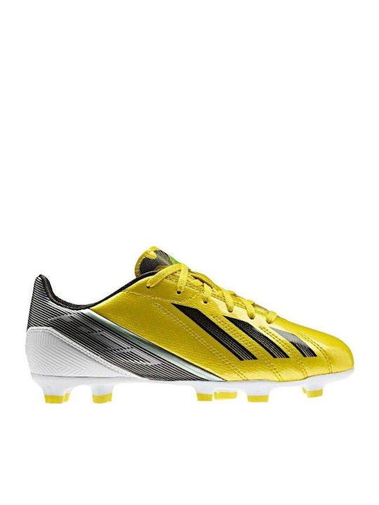 adidas F10 TRX Kids Molded Soccer Shoes Yellow