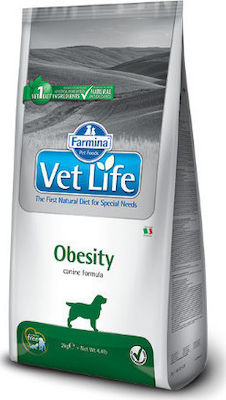 Farmina Vet Life Obesity 12kg Dry Food Diet for Adult Dogs with Chicken and Fish