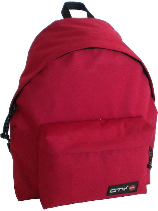 Lyc Sac City The Drop Red School Bag Backpack Junior High-High School in Red color 24lt