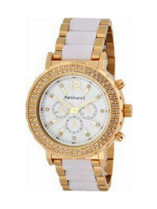 Ferrucci Watch with White Metal Bracelet