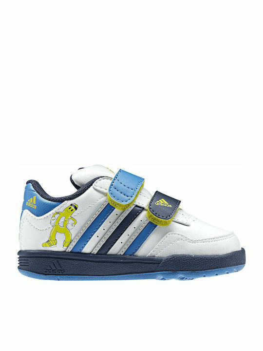 Adidas Kids Sneakers with Straps White