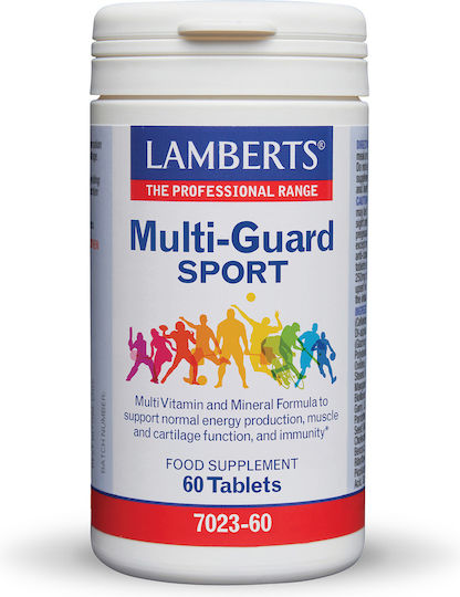 Lamberts Multi-Guard Sport Multivitamin for Energy, Immune System Boost & the Nervous System 60 Tablets