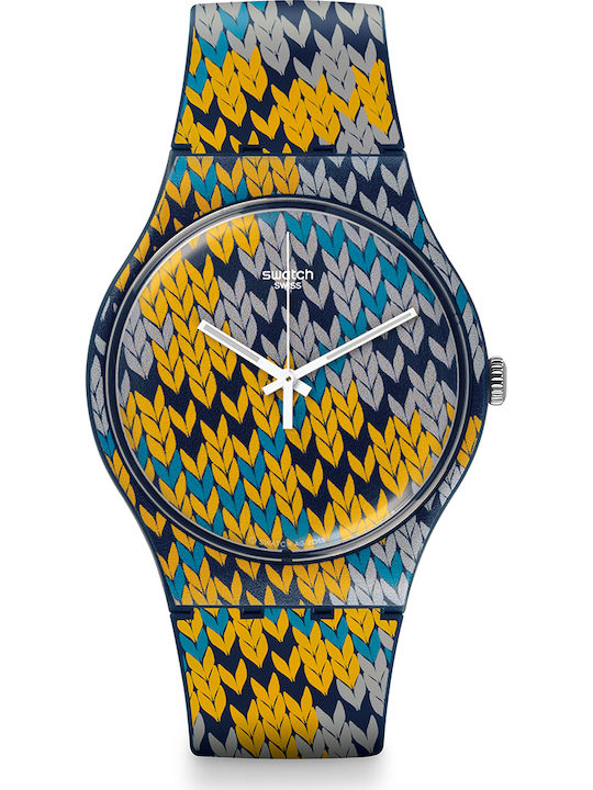 Swatch Unisex Ceas Bărbați 34mm Baterie Cu Cure...