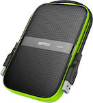 Silicon Power Armor A60 USB 3.1 External 2.5" HDD 2TB Black / Green