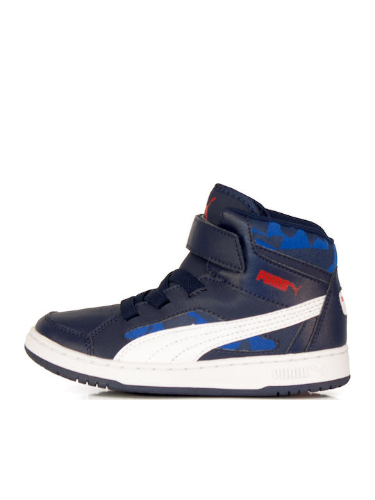 PUMA Rebound v2 Hi Αθλητικά Παιδικά Παπούτσια Μ...