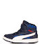 Puma Kids Sports Shoes Basketball Navy Blue