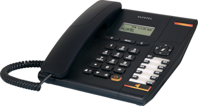 Alcatel T580 Ενσύρματο Τηλέφωνο Γραφείου Μαύρο