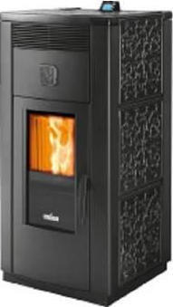 Ravelli HRV 170 Σόμπα Pellet Καλοριφέρ 21kW Μαύρη | Skroutz.gr