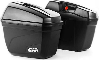 Givi Monokey Motorcycle Hard Side Case Set 22lt in Black Colour