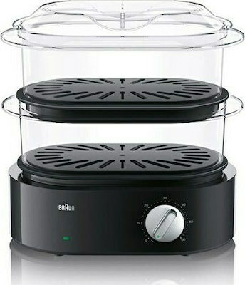 Braun FS 5100 Food Steamer with 2 Steaming Decks 6.2lt