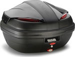 Kappa Moto K47N Manta Monolock Motorcycle Top Case με Κόκκινα Αντανακλαστικά 47lt Black