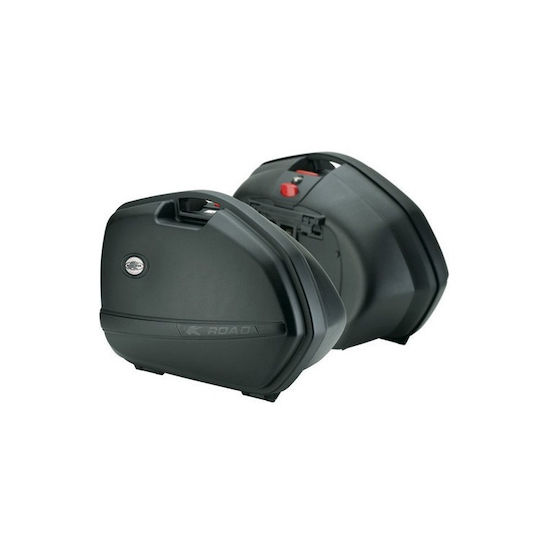 Kappa Moto K33N Monokey Motorcycle Hard Side Case Set 33lt in Black Colour
