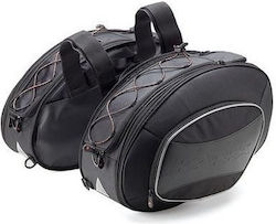 Kappa Moto RA310 Motorcycle Saddle Side Bag Set 30lt in Black Colour