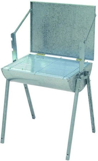 Biofan Verzinkt Holzkohlegrill mit Deckel 51cmx37cm