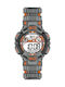 Jaga Digital Uhr Chronograph Batterie mit Orange Kautschukarmband M1001 Orange