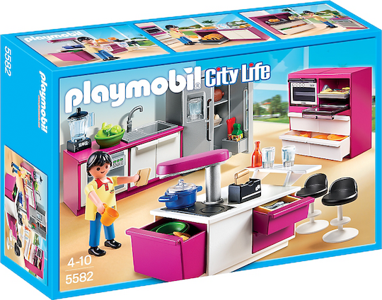 Playmobil City Life Modern Designer Kitchen for 4-10 years old