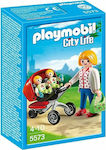 Playmobil City Life Μαμά με Δίδυμα & Καροτσάκι για 4-10 ετών