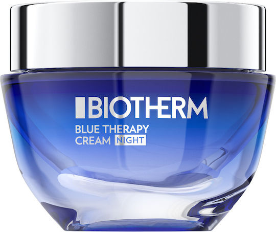 Biotherm Blue Therapy Rich Κρέμα Προσώπου Νυκτός για Ενυδάτωση, Αντιγήρανση & Σύσφιξη 50ml