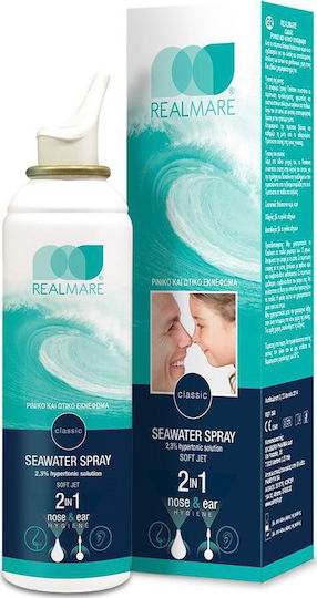 Real Mare Seawater Spray 2 in 1 2.3% Nasal Spray with Sea Water 150ml