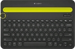 Logitech K480 Wireless Bluetooth Keyboard Only for Tablet English US Black