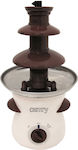 Camry Brown Chocolate Fountain with 3 Flats 80W 19cm