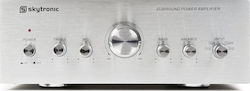 Skytronic Integrated Hi-Fi Amp Stereo Surround Power Amplifier 200W/8Ω Silver