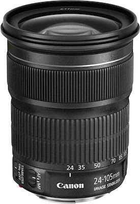 Canon Full Frame Camera Lens EF 24-105mm f/3.5-5.6 IS STM Standard Zoom for Canon EF Mount Black
