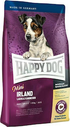 Happy Dog Mini Irland 1kg Trockenfutter ohne Gluten für erwachsene Hunde kleiner Rassen mit Lachs