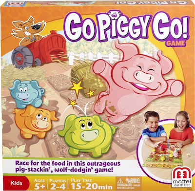 Mattel Board Game Go Piggy Go - Τα Γουρουνάκια for 2-4 Players 5+ Years (EN)