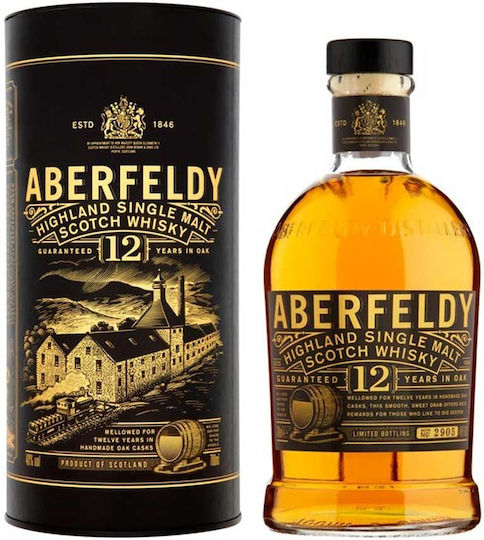 Aberfeldy Whiskey Scoțiaς Single Malt 12 Ani în Cutie 40% 700ml