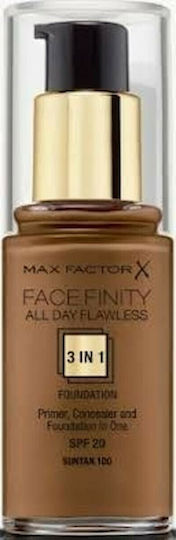 Max Factor Facefinity All Day Flawless Spf20 Liquid Make Up SPF20 47 Nude 30ml