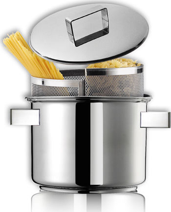 Inoxriv Duetto Pasta Rostfreier Stahl Kochtopf 7lt / 24cm Inoxriv Duetto Pasta Rostfreier Stahl Kochtopf 7lt / 24cm