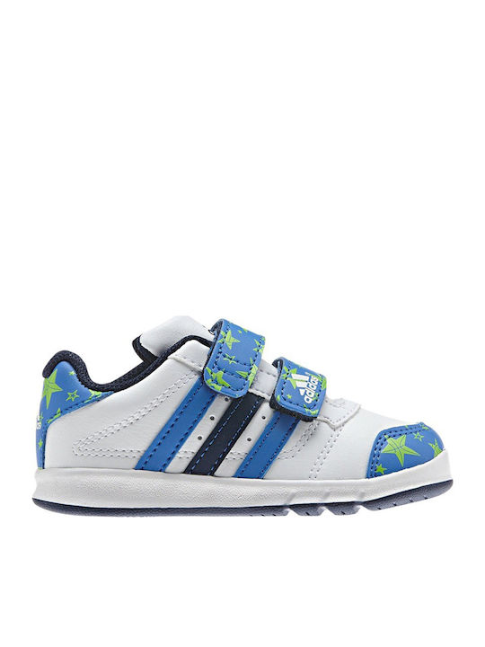 Adidas Kids Sneakers with Straps White