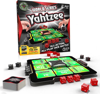 Hasbro Brettspiel World Series of Yahtzee für 2-4 Spieler 8+ Jahre