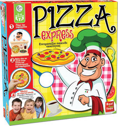 Real Fun Toys Board Game Pizza Express for 2-4 Players 6+ Years 4050 (EL)