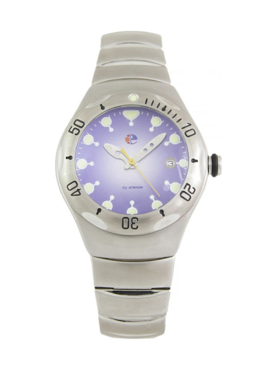 Ellesse Watch Battery with Silver Metal Bracele...