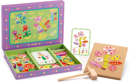 Djeco Wooden Construction Toy Garden Pegs for Children 4+ years old+ Years