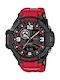 Casio G-Shock Digital Battery Chronograph Watch with Rubber Strap Red